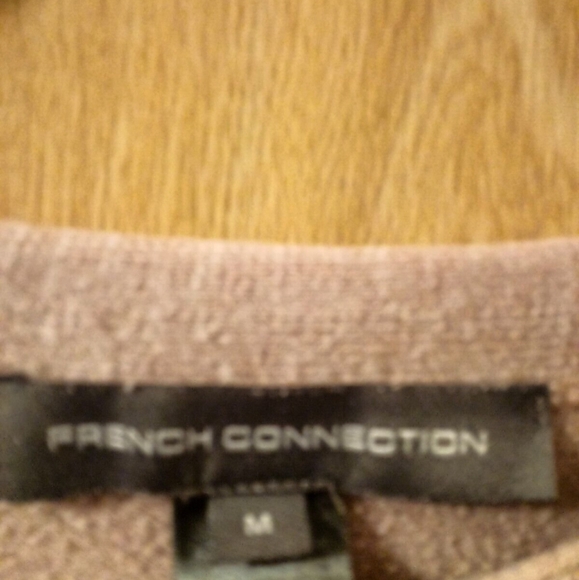 French Connection Babysoft Gathered Cuff Sweater Size M Women’s Classy Fall - Picture 4 of 5